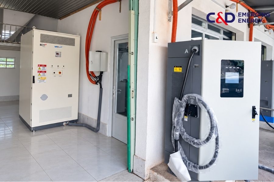 C&D Emerging Energy und RCT Power Commission Integriertes Energiespeicher- und EV-Ladeprojekt in Vietnam